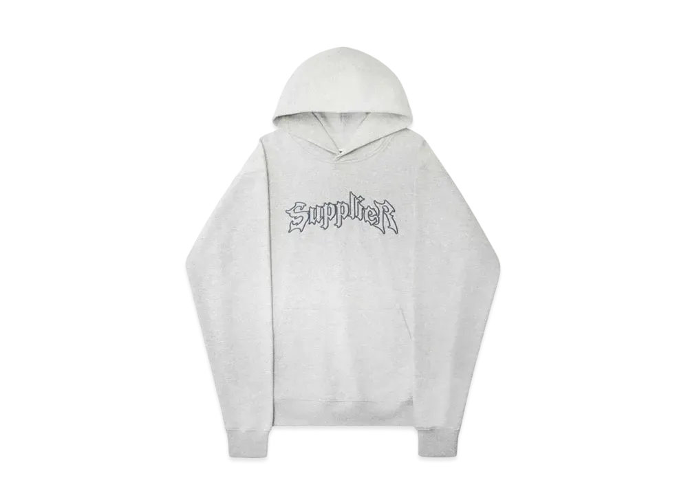 SUPPLIER Iron Logo Hoodie "Grey"
