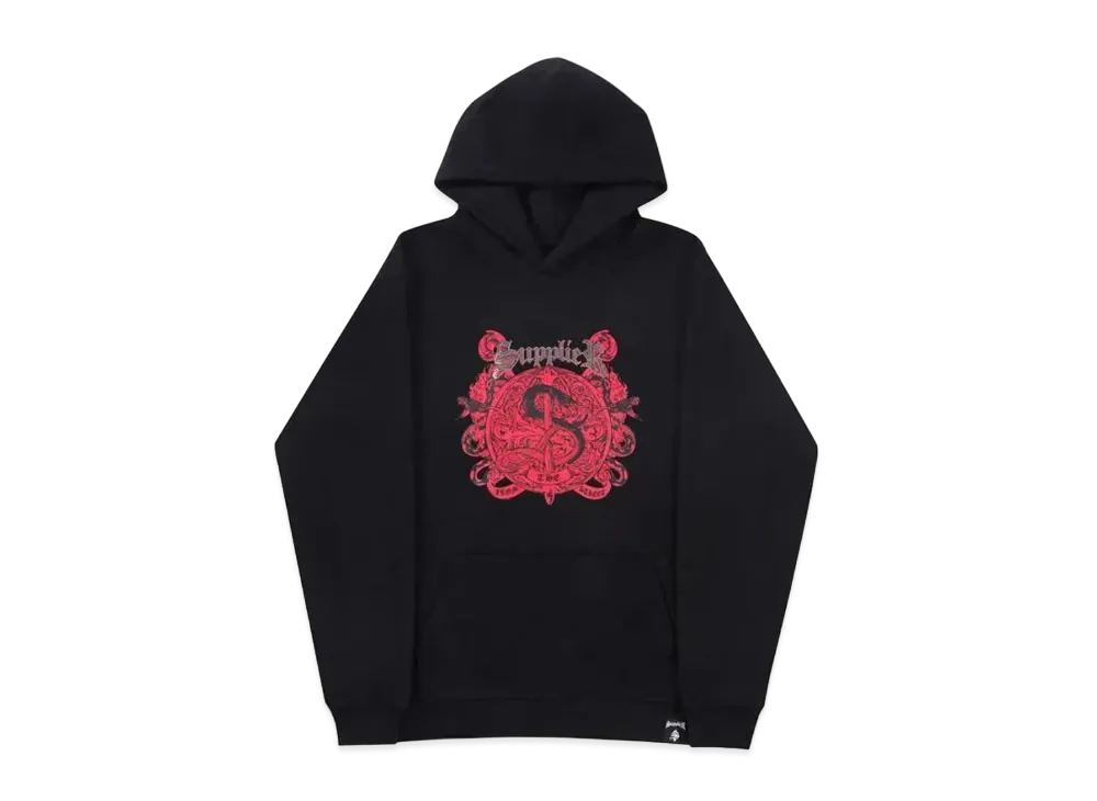 SUPPLIER Snake Emblem Hoodie "Black"