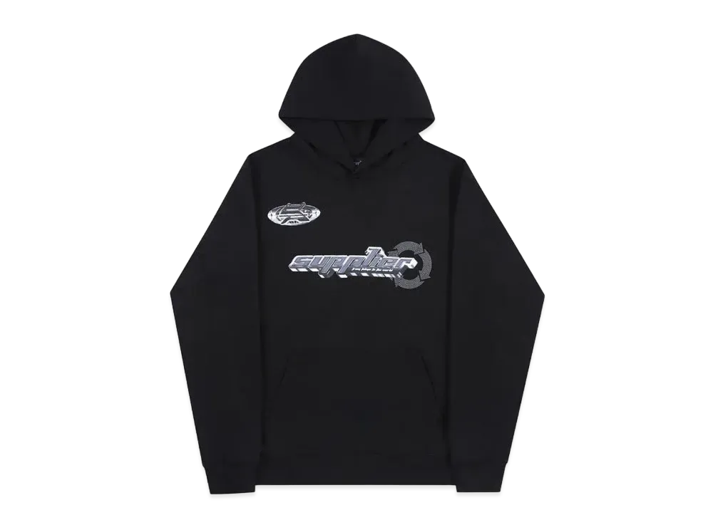 SUPPLIER Metal Cycle Logo Hoodie "Black"