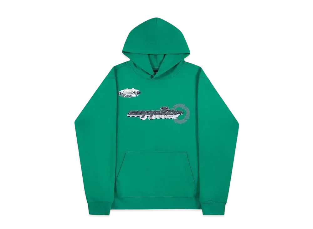 SUPPLIER Metal Cycle Logo Hoodie "Green"