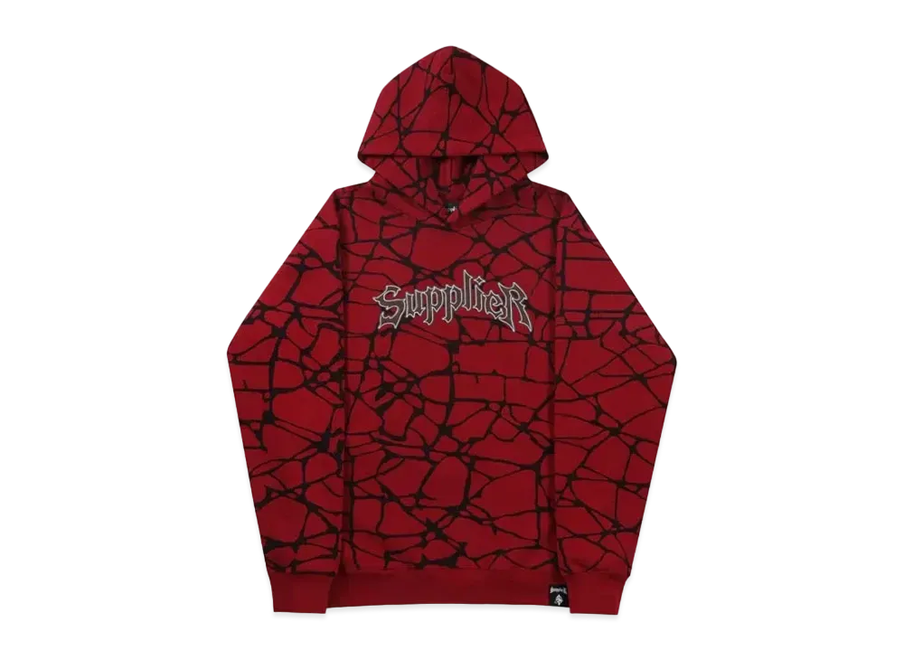 SUPPLIER Crack Hoodie "Red"