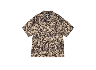SUPPLIER Leopard Open Collar Shirt "Brown"