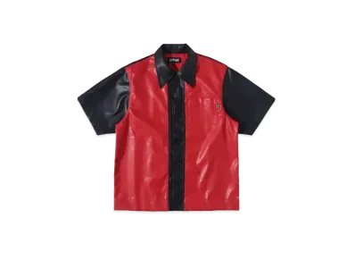 SUPPLIER Leather Shirt "Black"