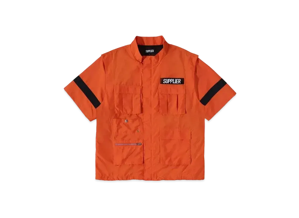 SUPPLIER Cargo Pocket Shirt "Orange"