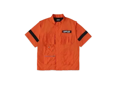 SUPPLIER Cargo Pocket Shirt "Orange"