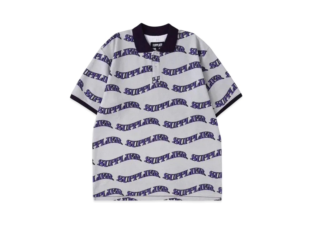 SUPPLIER Wave Logo Polo "Purple"