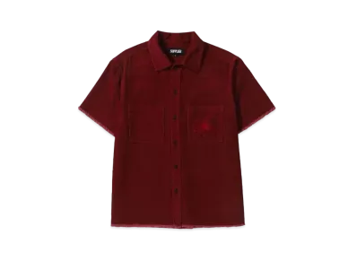 SUPPLIER Corduroy Shirt "Dark Red"