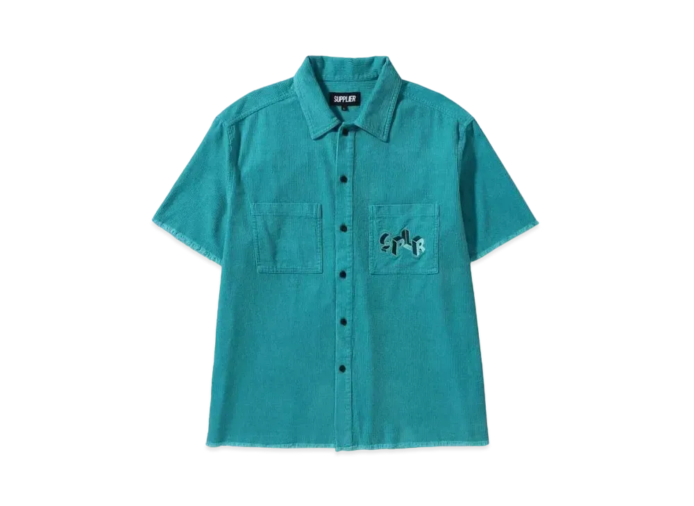 SUPPLIER Corduroy Shirt "Dark Turquoise"