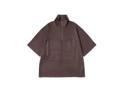 SUPPLIER Quarter Zip Half Sleeve "Brown"