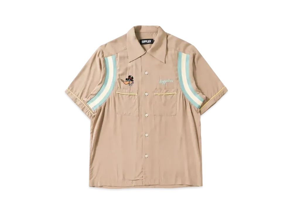 SUPPLIER Duck Bowling Shirt "Beige"