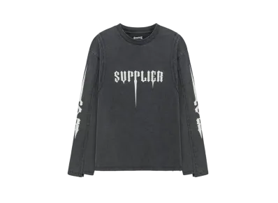 SUPPLIER Layering Long Sleeve Tee "Black"
