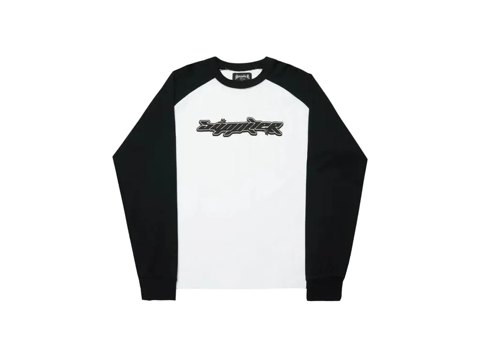 SUPPLIER Planet Logo Raglan Long Sleeve "White"