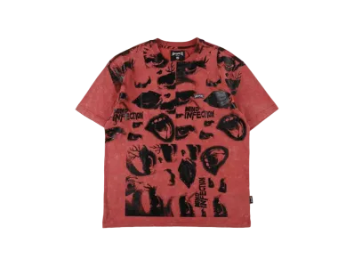 SUPPLIER Mind Infection Acid Wash Tee "Red"