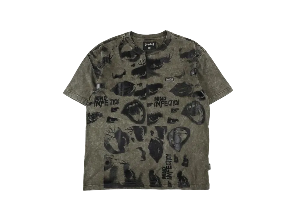 SUPPLIER Mind Infection Acid Wash Tee "Khaki"