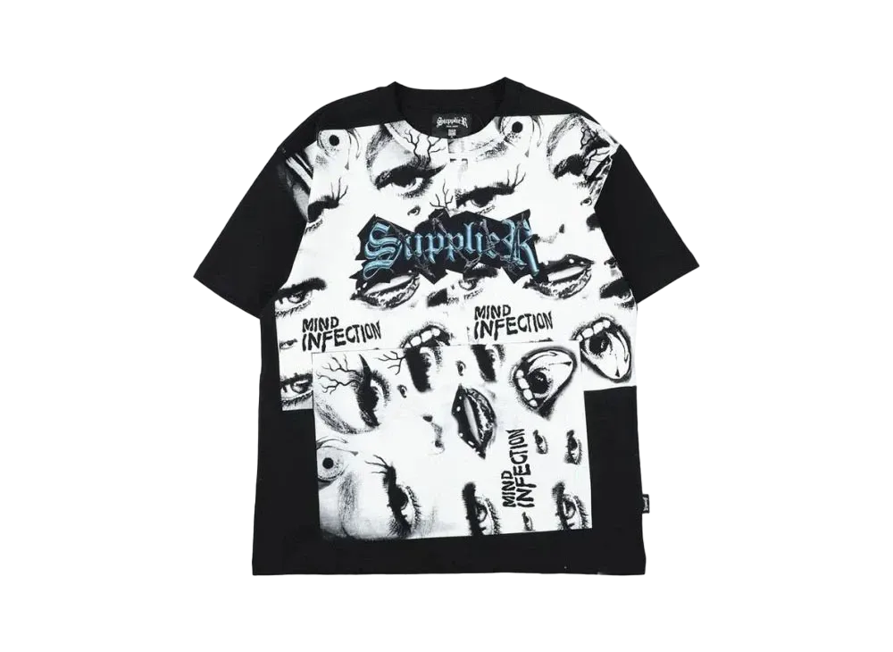SUPPLIER Mind Infection Barbed Tee "Black"