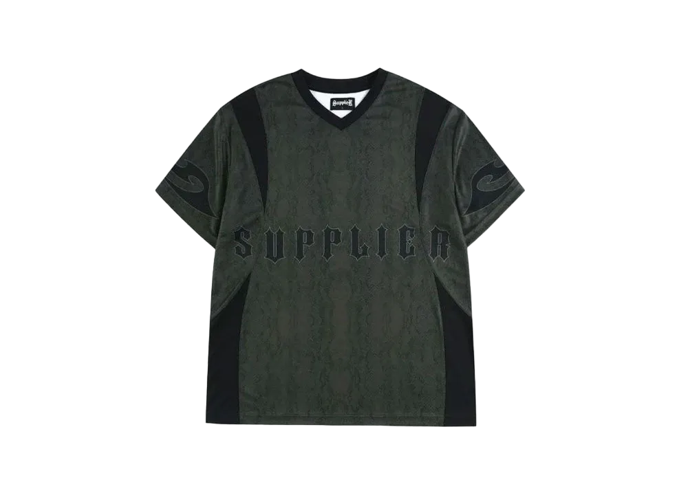 SUPPLIER Python Pattern Game Shirts "Black"