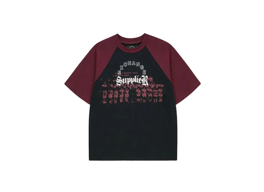 SUPPLIER x Ep Raglan Tee "Black"