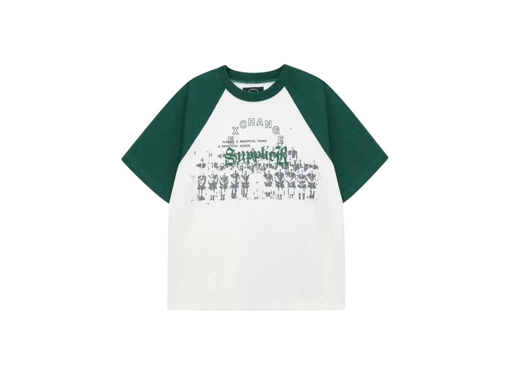 SUPPLIER x Ep Raglan Tee "White"