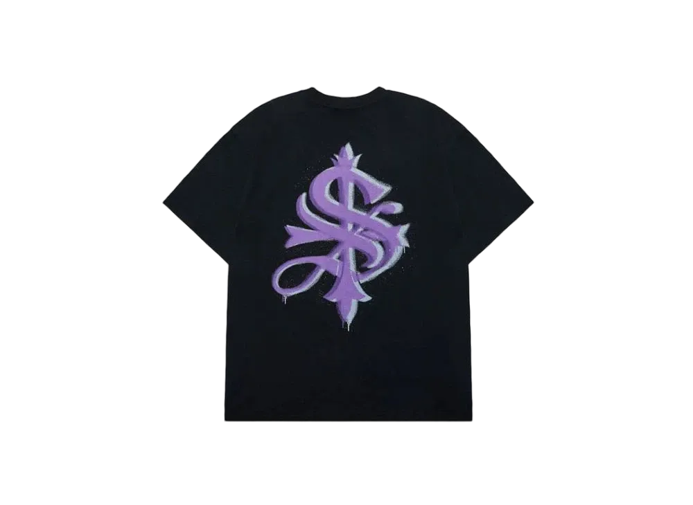 SUPPLIER Spray Cross Tee "Black"