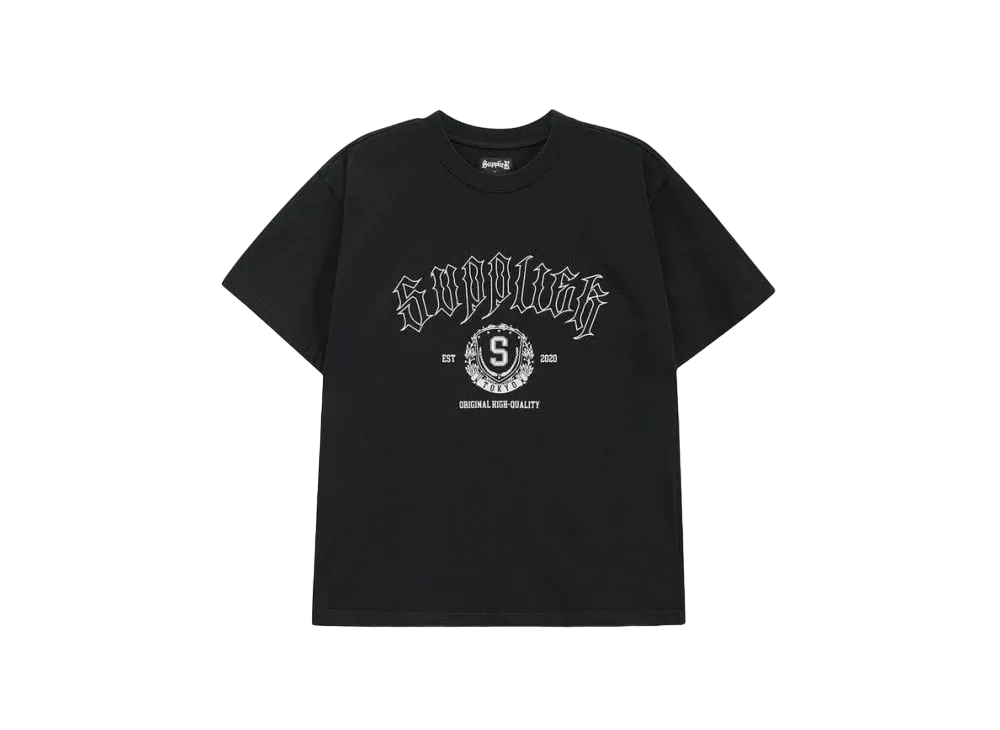 SUPPLIER College Logo Tee "Black"