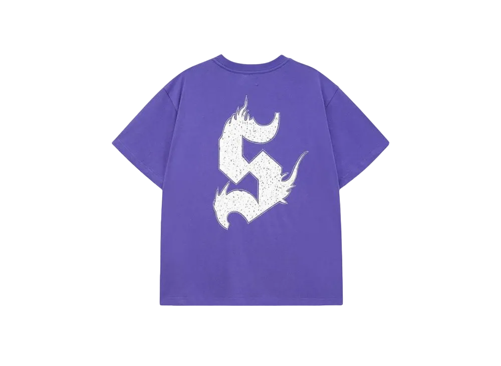 SUPPLIER Fire S Logo Tee "Purple"