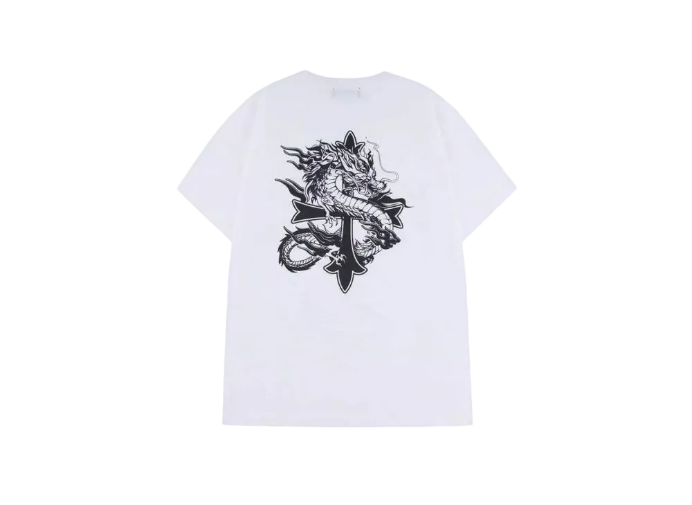 SUPPLIER Dragon Cross Tee "White"