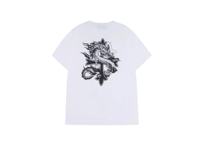 SUPPLIER Dragon Cross Tee "White"