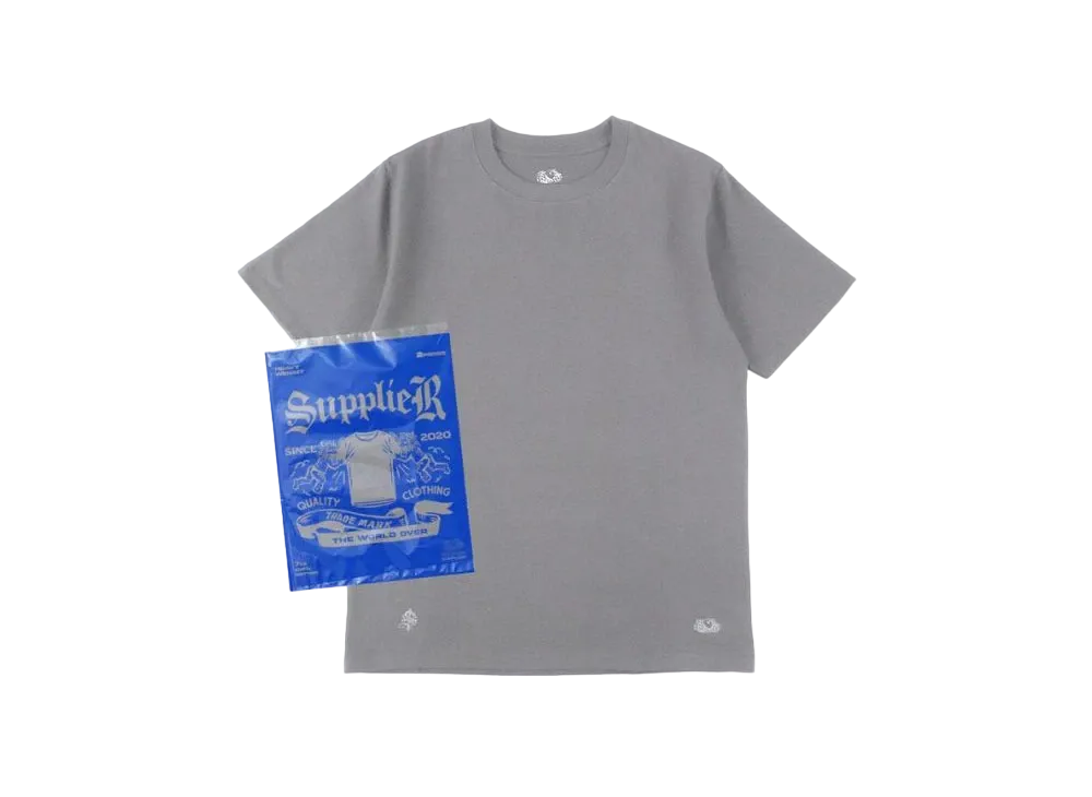 SUPPLIER x FRUIT OF THE LOOM 2-Pack Tee Set "Grey"