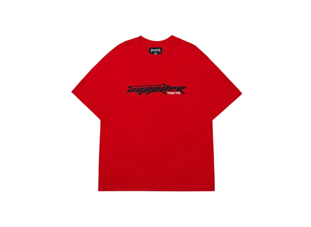 SUPPLIER Y2K Logo Tee "Red"