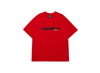 SUPPLIER Y2K Logo Tee "Red"