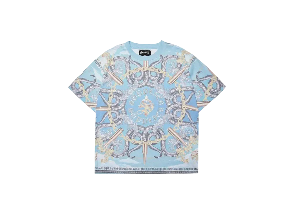 SUPPLIER Baroque Cross Tee "Light Blue"