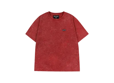 SUPPLIER Acid Wash Micro Logo Tee "Red"