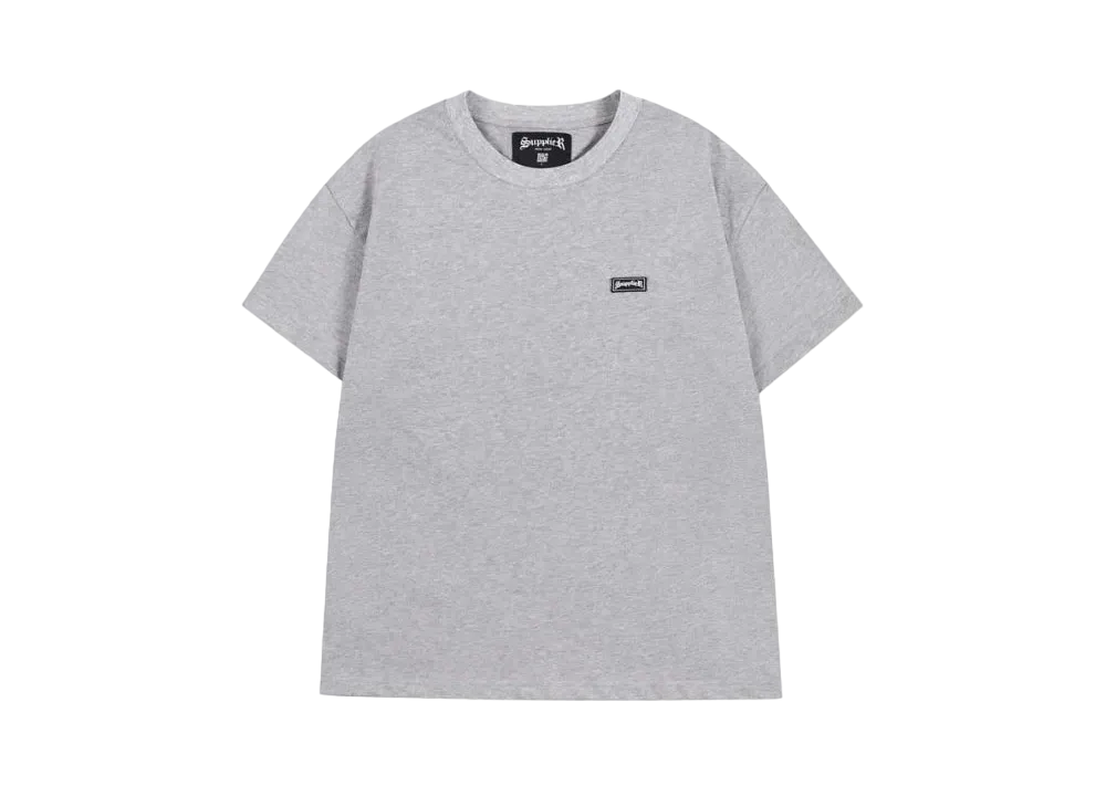 SUPPLIER Micro Logo Tee "Grey"
