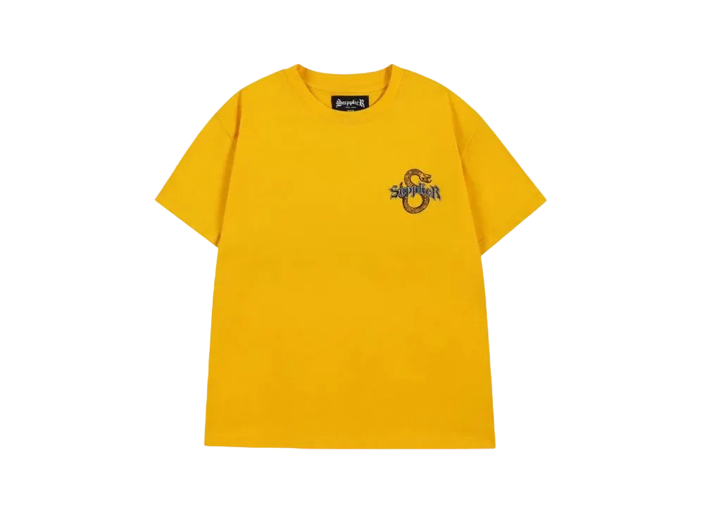 SUPPLIER Snake Logo Tee "Yellow"