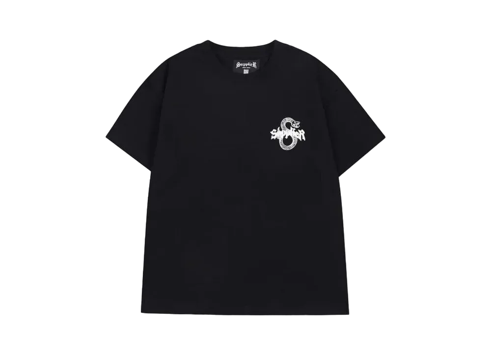 SUPPLIER Snake Logo Tee "Black"