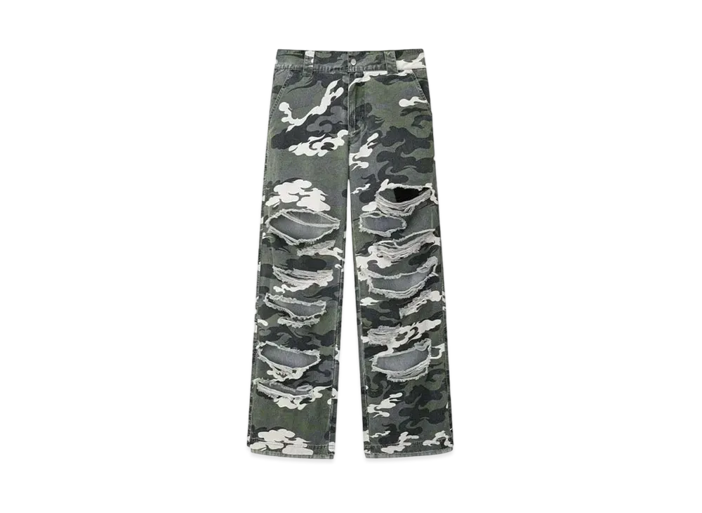 SUPPLIER Double Layer Kemuri Camo Pants "Khaki"