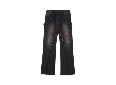 SUPPLIER Curve Switching Flare Denim Pants "Black"