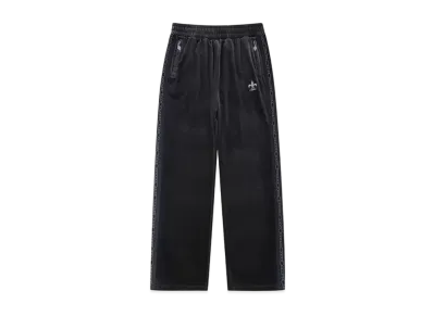SUPPLIER Velvet Track Pants "Black"