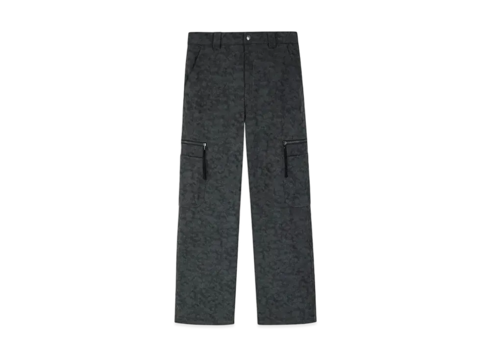 SUPPLIER Vintage Faux Leather Cargo Pants "Black"