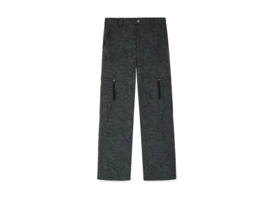 SUPPLIER Vintage Faux Leather Cargo Pants "Black"