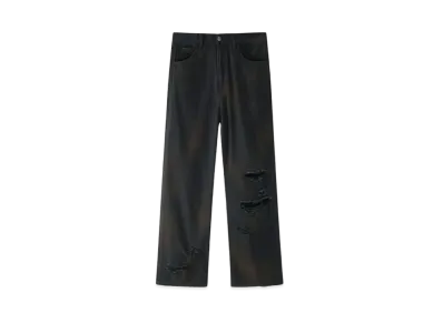 SUPPLIER Distressed Denim Pants "Black"