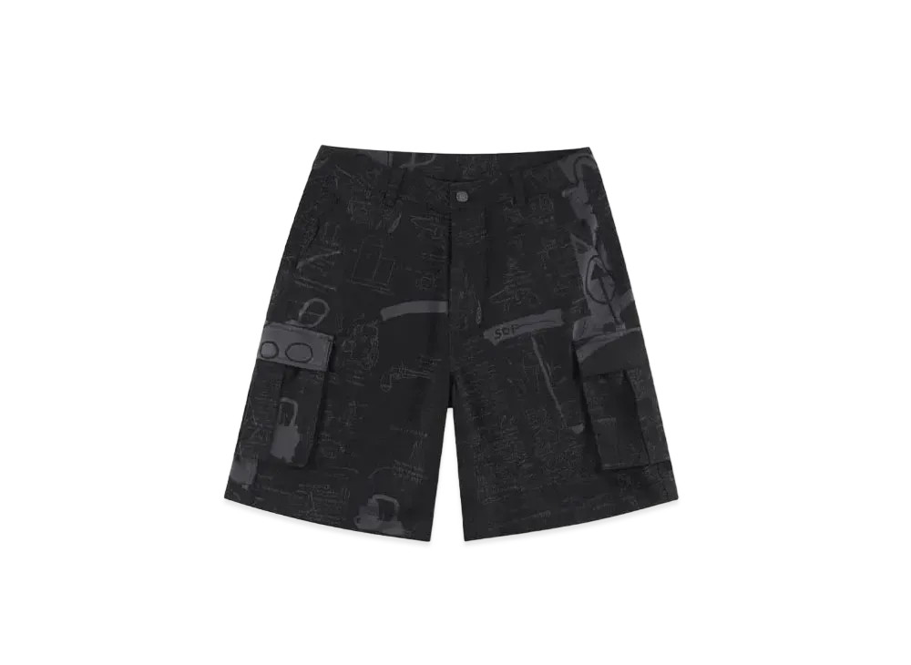 SUPPLIER Basquiat Tuxedo Shorts "Black"