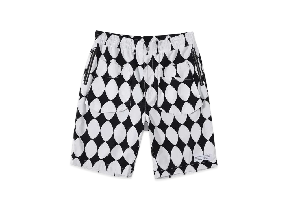 SUPPLIER Diamond Pattern Shorts "White"