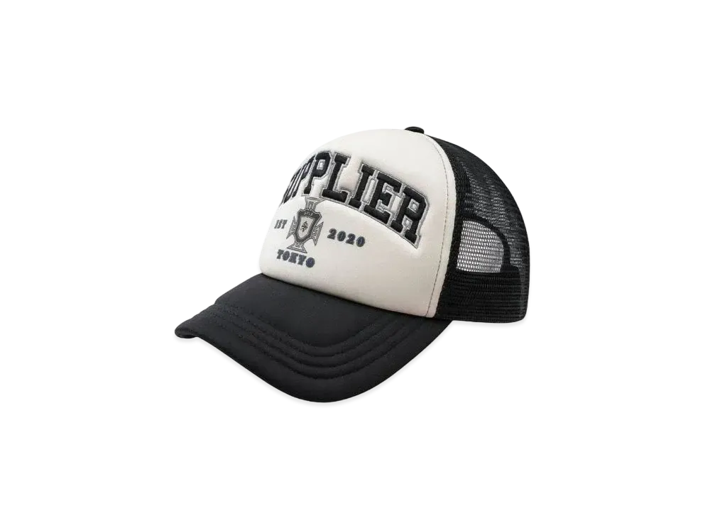 SUPPLIER Cross College Logo Mesh Cap "Black"