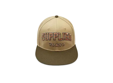 SUPPLIER College Logo Baseball Cap "Brown"