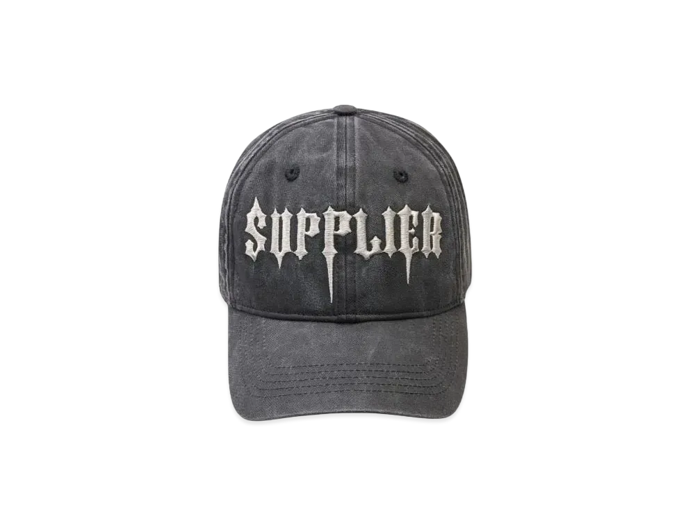 SUPPLIER Stab Logo Denim Cap "Black"