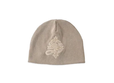 SUPPLIER Cross Leather Patch Baenie "Beige"