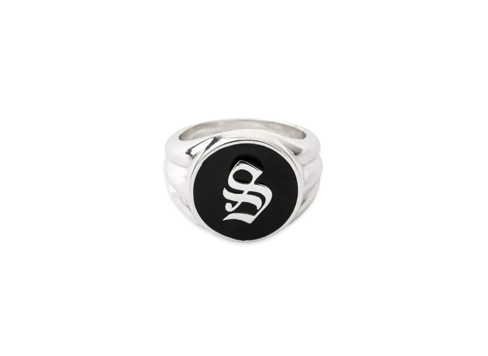 SUPPLIER S Logo Signet Ring "Silver"