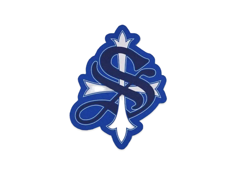 SUPPLIER Cross Logo Rug "Blue"