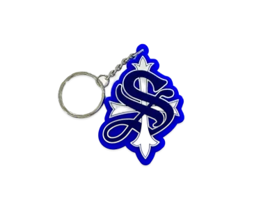 SUPPLIER Cross Rubber Key Holder "Blue"